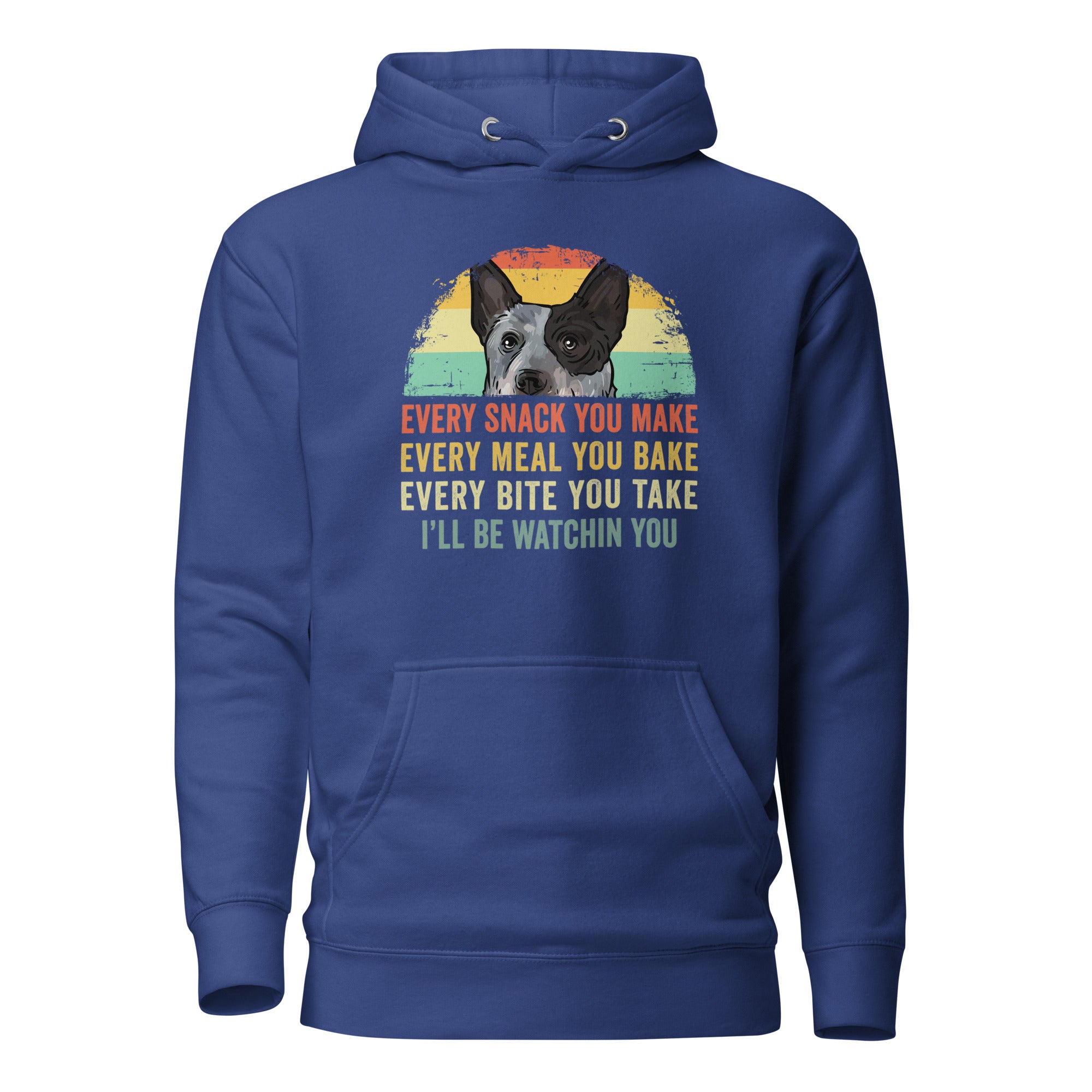 Blue Heeler Australian Cattle Dog Every Snack Hoodie - Cuccico Design