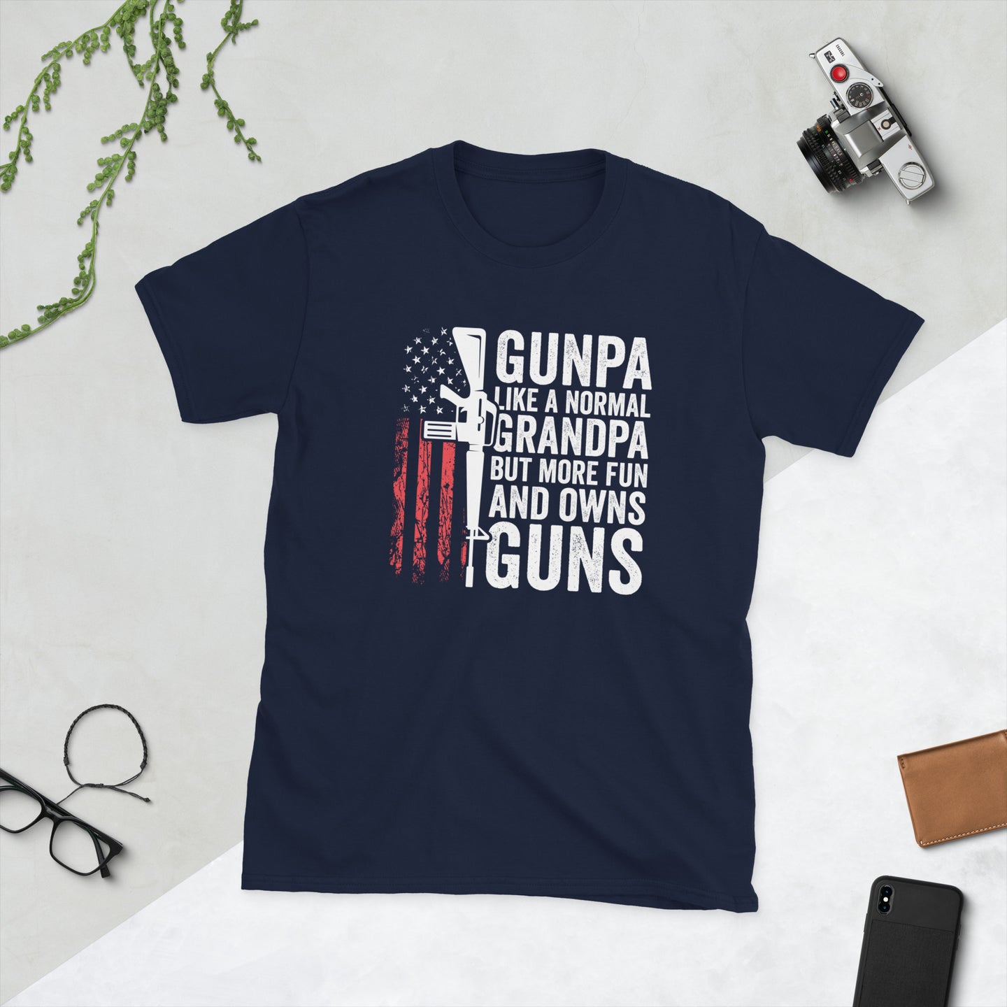 Funny Gunpa Gift T-Shirt | Unique Gift for Grandpa - Cuccico Design