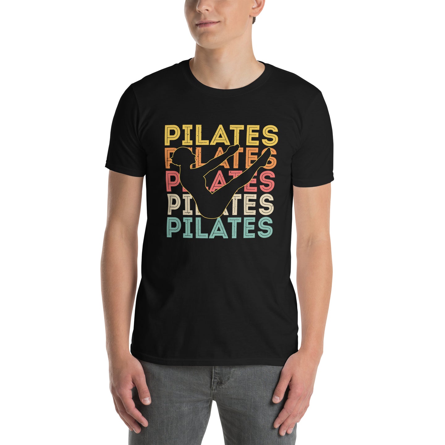 Vintage Retro Pilates Shirt - Pilates Lover Gift & Workout Tee - Cuccico Design