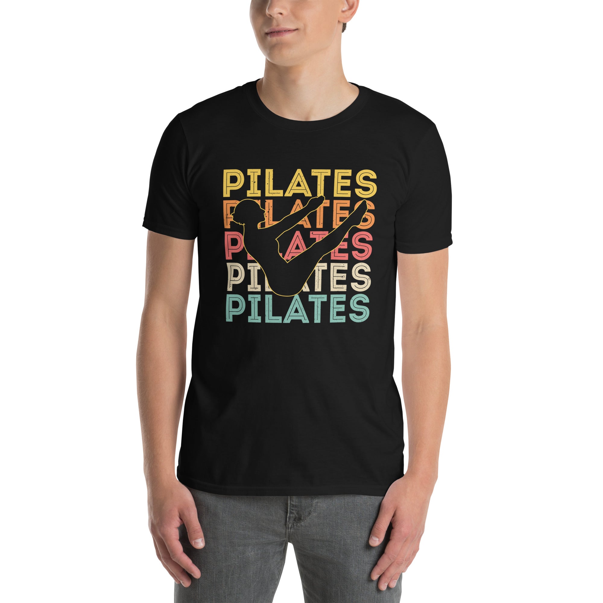 Vintage Retro Pilates Shirt - Pilates Lover Gift & Workout Tee - Cuccico Design