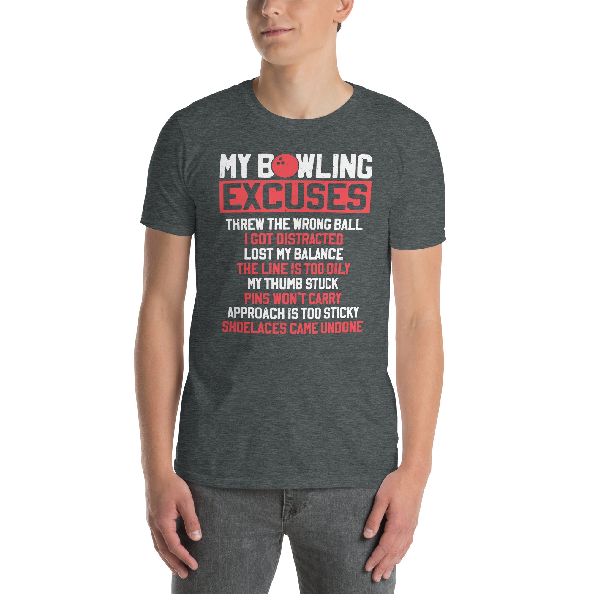 Funny Bowling T-Shirt | My Bowling Excuses Shirt | Unisex - Cuccico Design