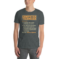 Funny Computer Technician T-Shirt | Tech Definition - Cuccico Design