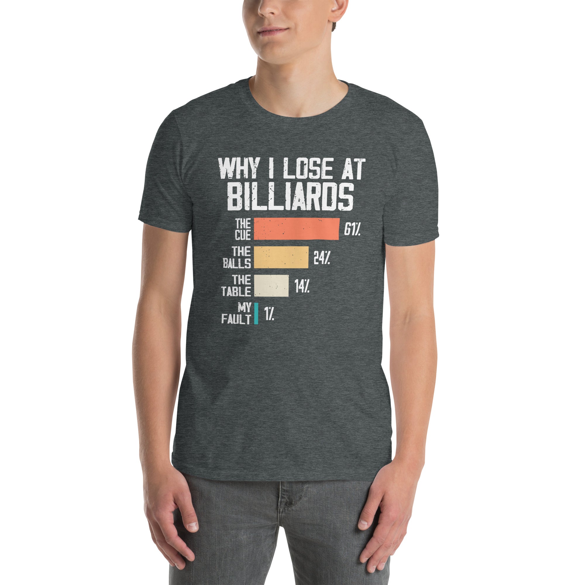 Funny Billiards Shirt - Why I Lose At Billiards Tee - Cuccico Design