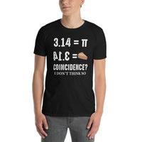 Funny Math T-Shirt: Pi Pie Coincidence 3.14 Tee - Cuccico Design