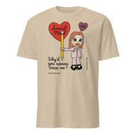 Cuccico Echo Valley Claire White Erase Me shirt in sand