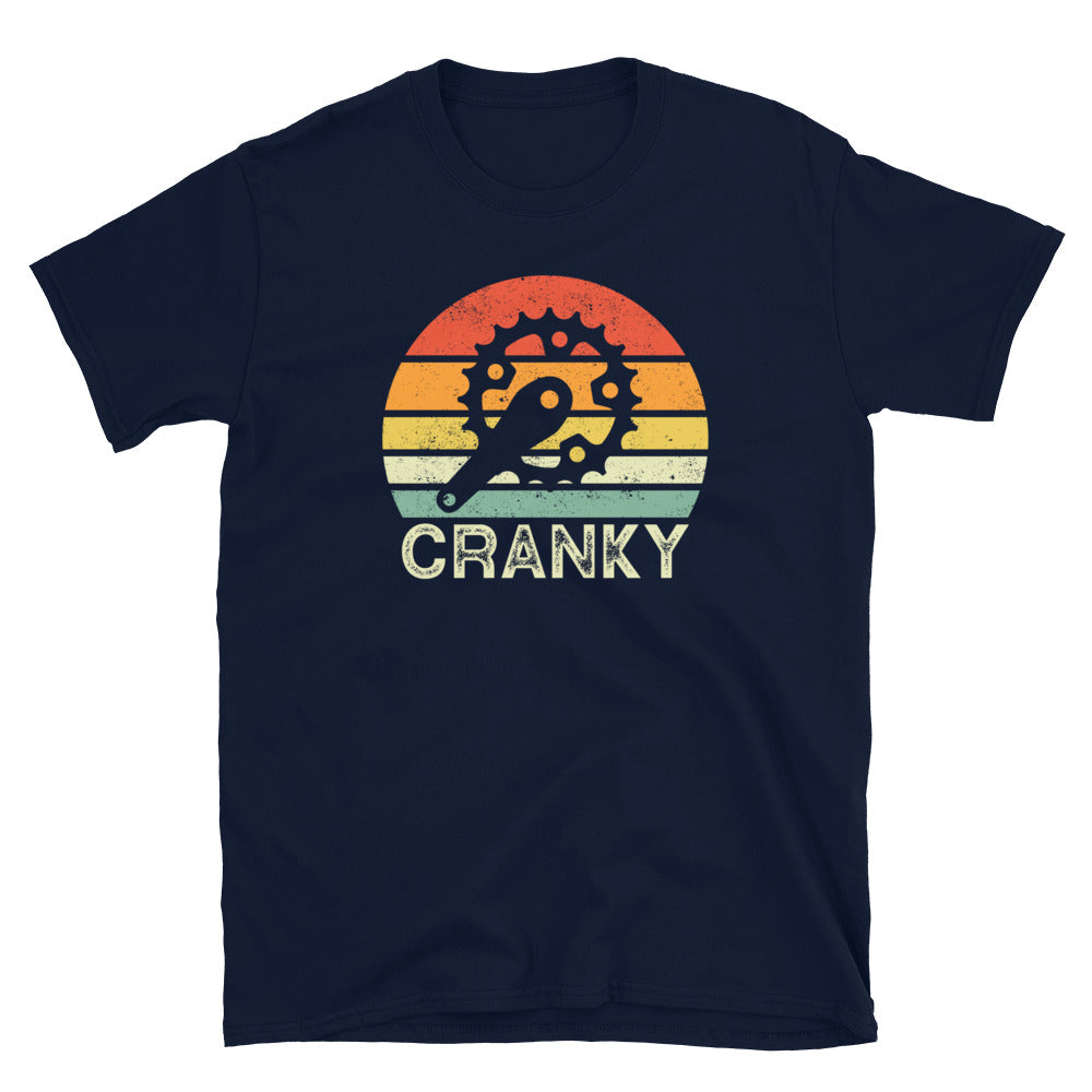 Funny Bicycle T-Shirt for Cycling Lovers | Cranky Sun - Cuccico Design