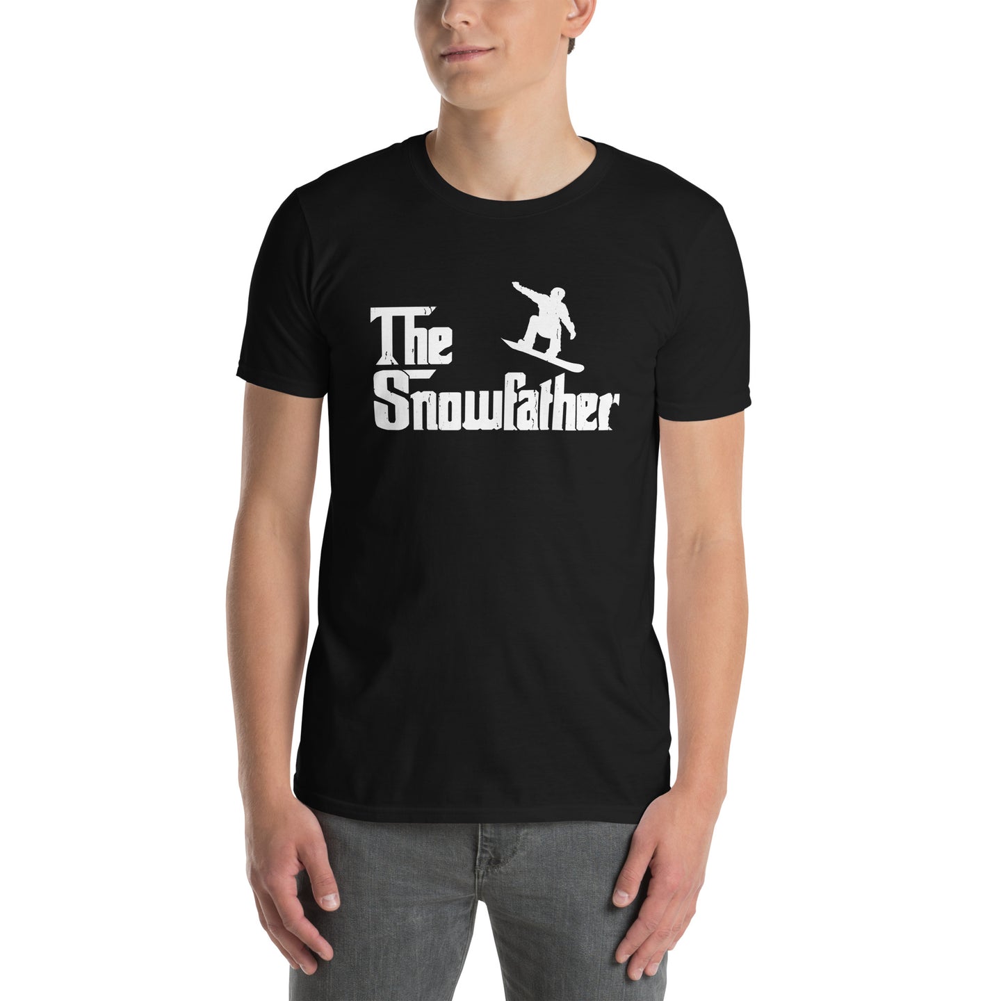 The Snowfather Funny Snowboarder T-Shirt - Cuccico Design