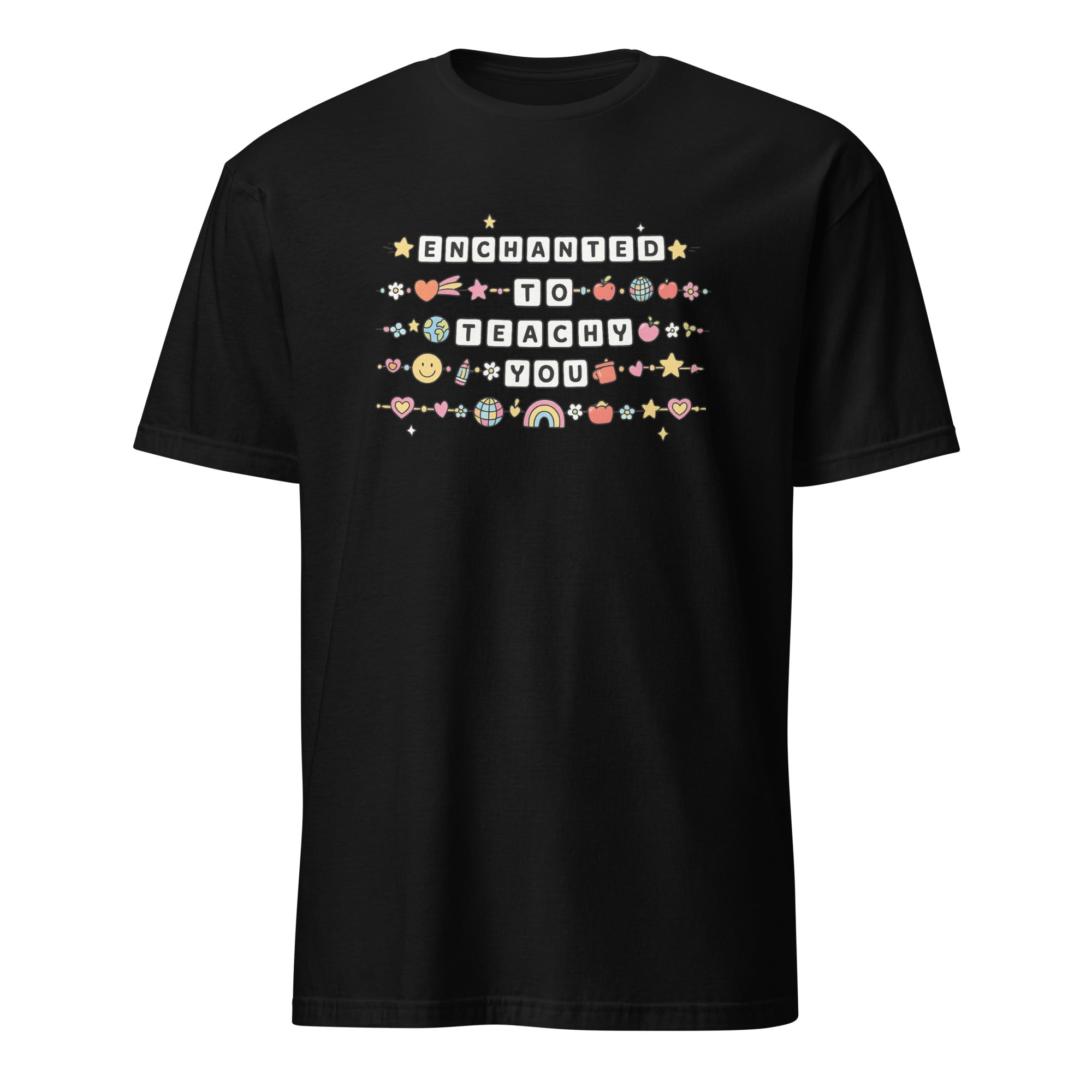 Black Enchanted to Teach You Shirt by Cuccico – Disney Teacher T-Shirt