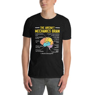 The Aircraft Mechanic Brain Shirt - Aviation Gift - Cuccico Design