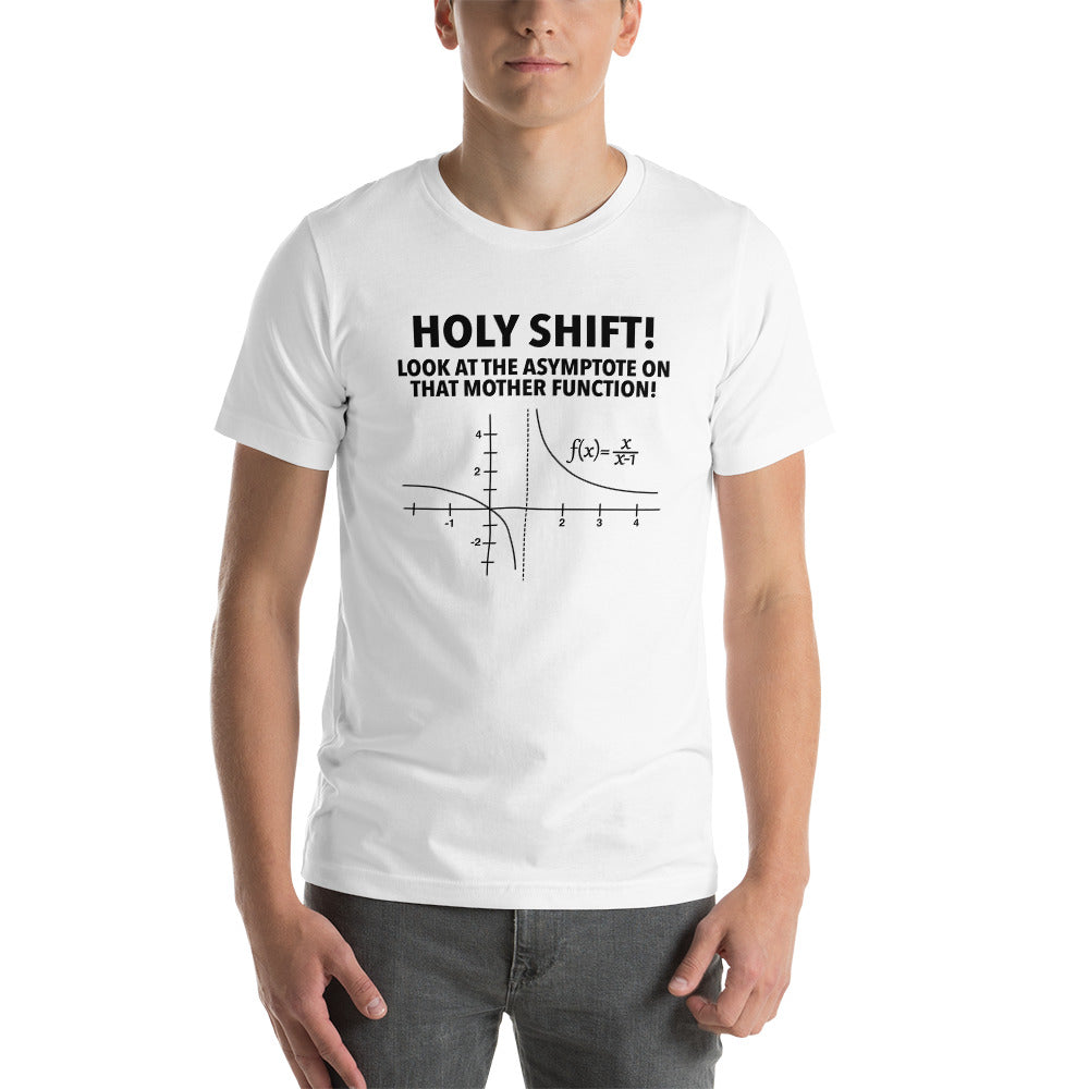 Holy Shift Asymptote Math T-Shirt | Funny Math Geek Gift - Cuccico Design