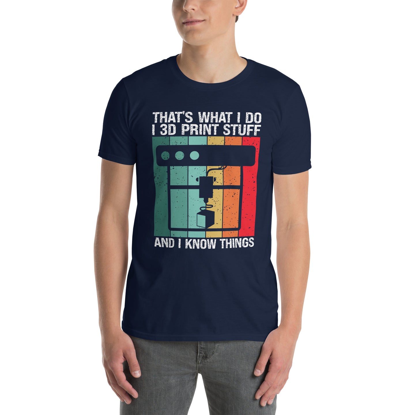 Funny Retro 3D Printing T-Shirt | Gift for 3D Printer - Cuccico Design