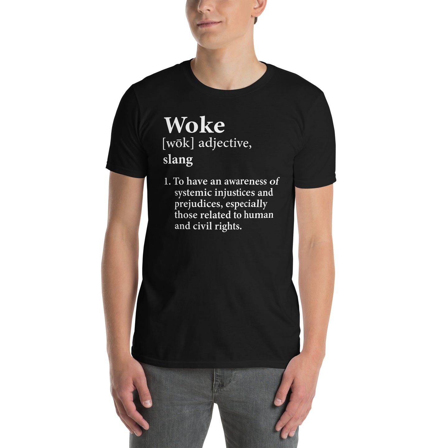 Funny Anti-Woke T-Shirt | Woke Definition Meaning - Cuccico Design