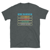 Funny Tech Support T-Shirt - Before You Bother Me - Cuccico Design