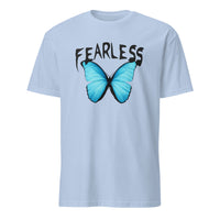 Fearless Butterfly T-Shirt in Light Blue by Cuccico
