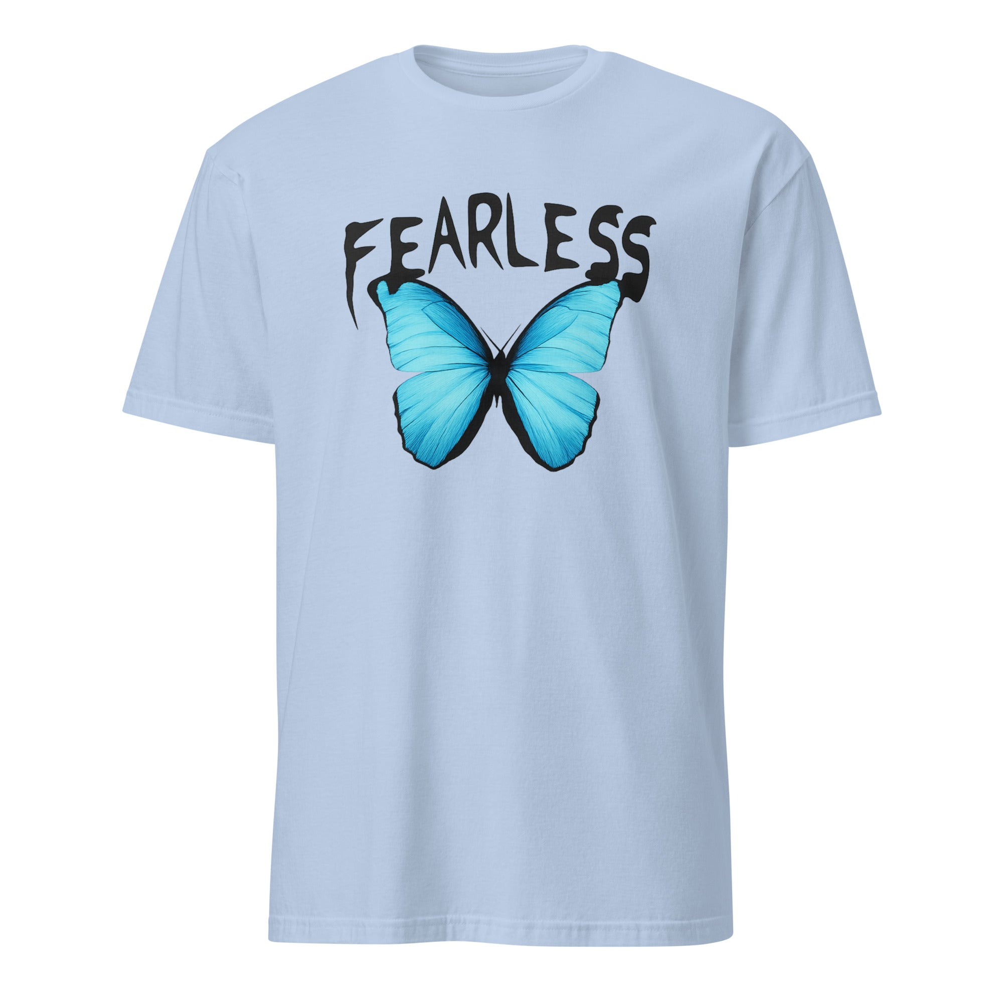 Fearless Butterfly T-Shirt in Light Blue by Cuccico