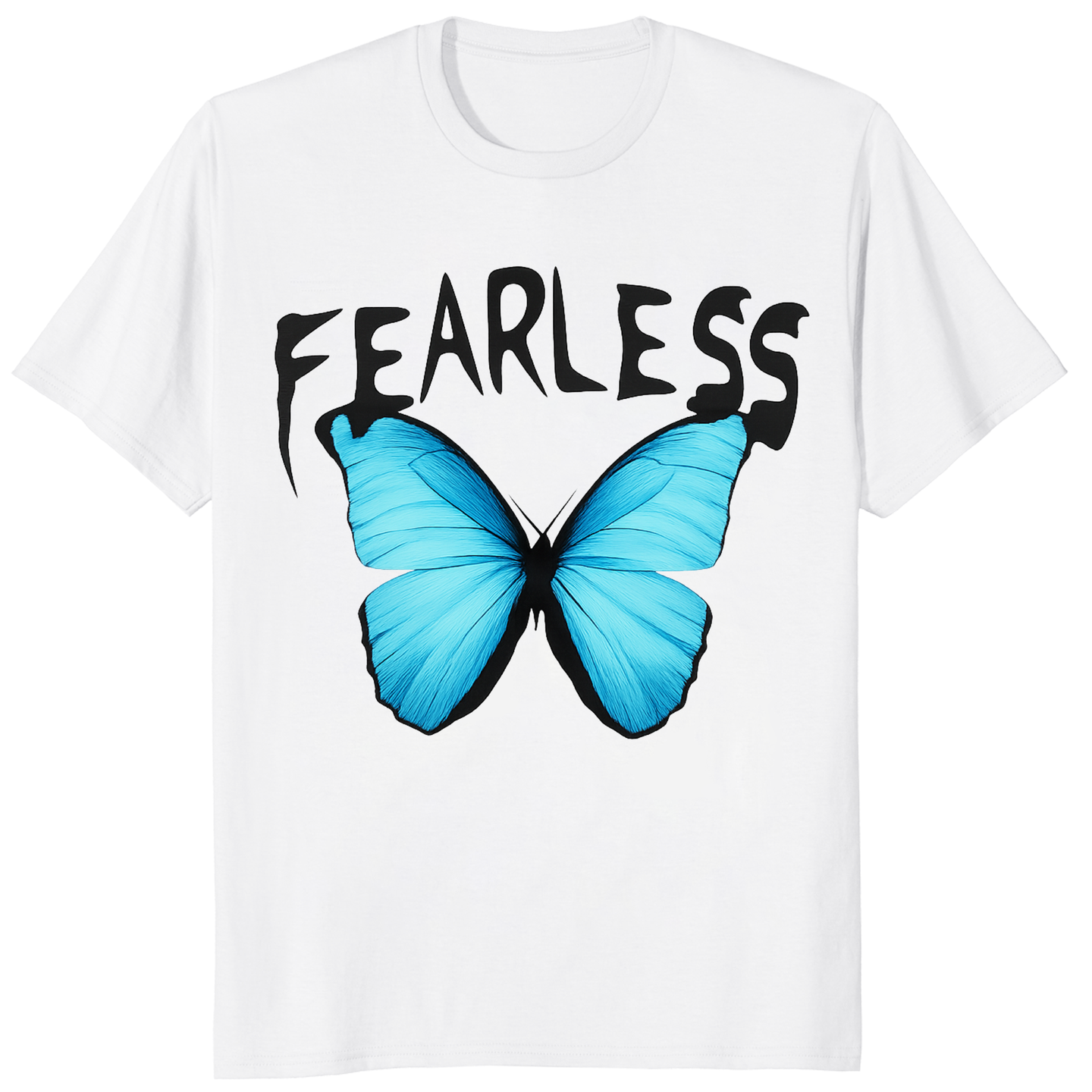 Fearless Butterfly T-Shirt in White by Cuccico