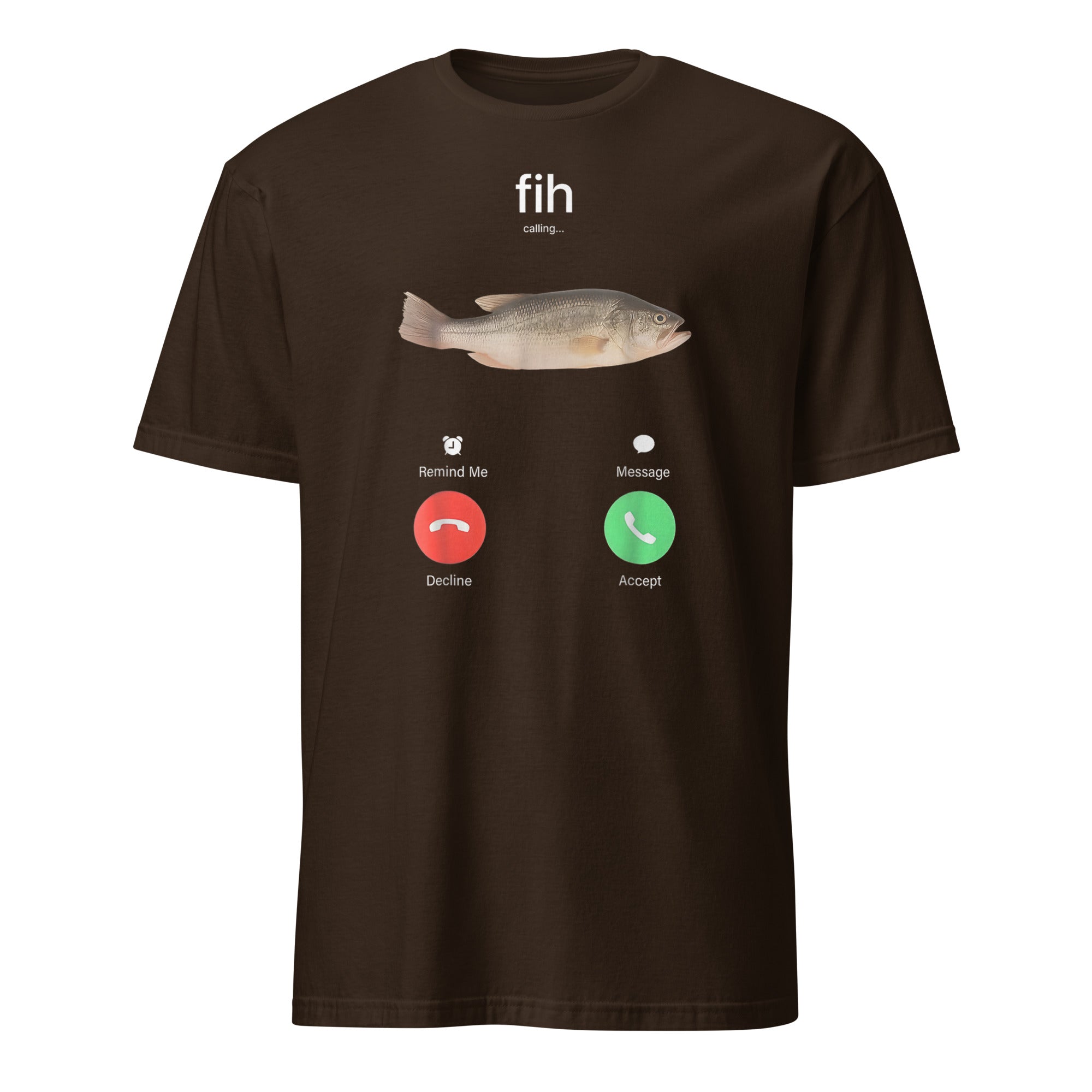 Dark chocolate Cuccico Fih Calling Meme Shirt – Funny Fish Graphic Tee