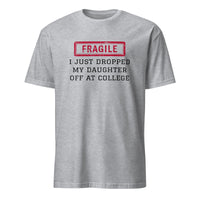 Alternate sport grey fragile shirt showing Cuccico design
