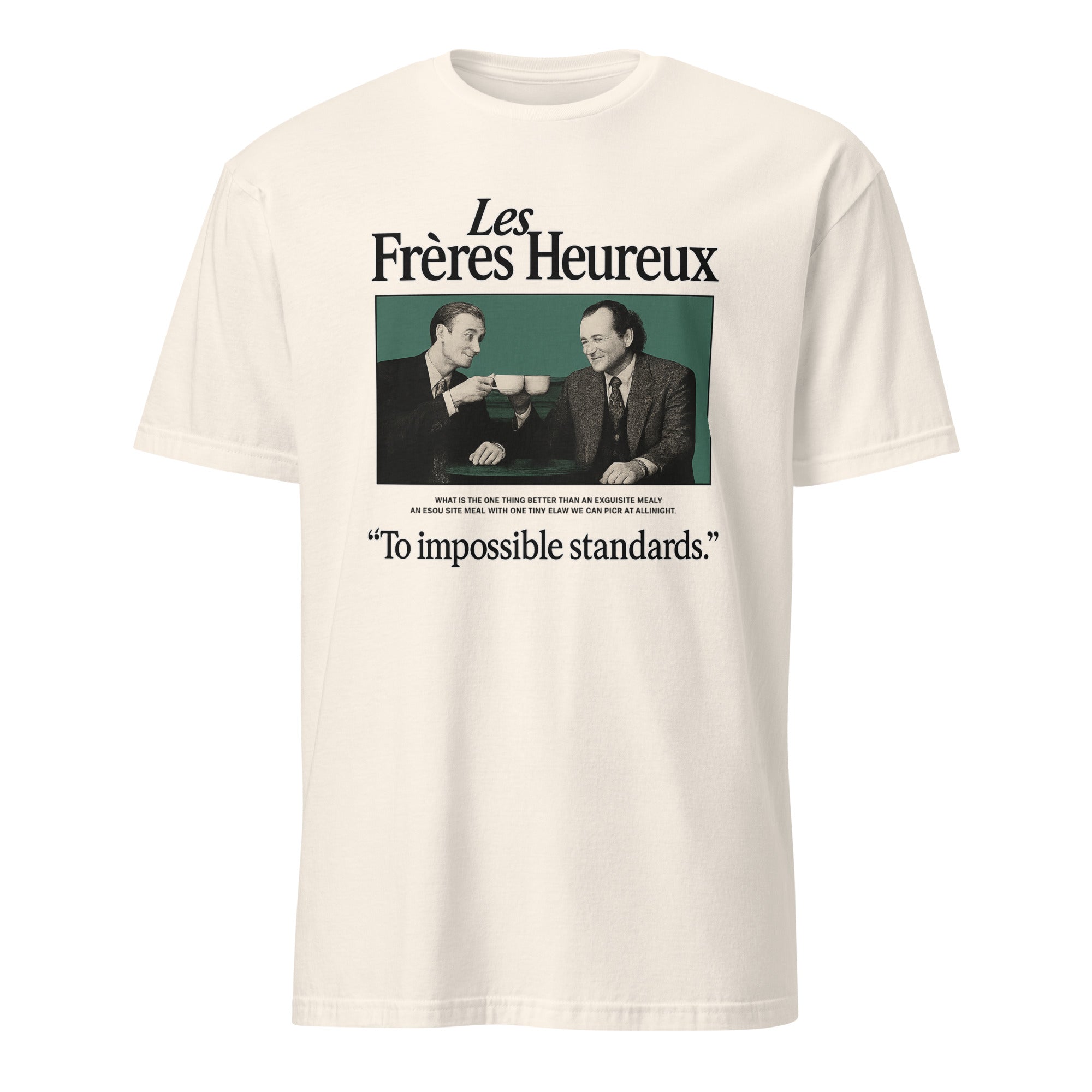 Classic TV show tee in natural color by Cuccico