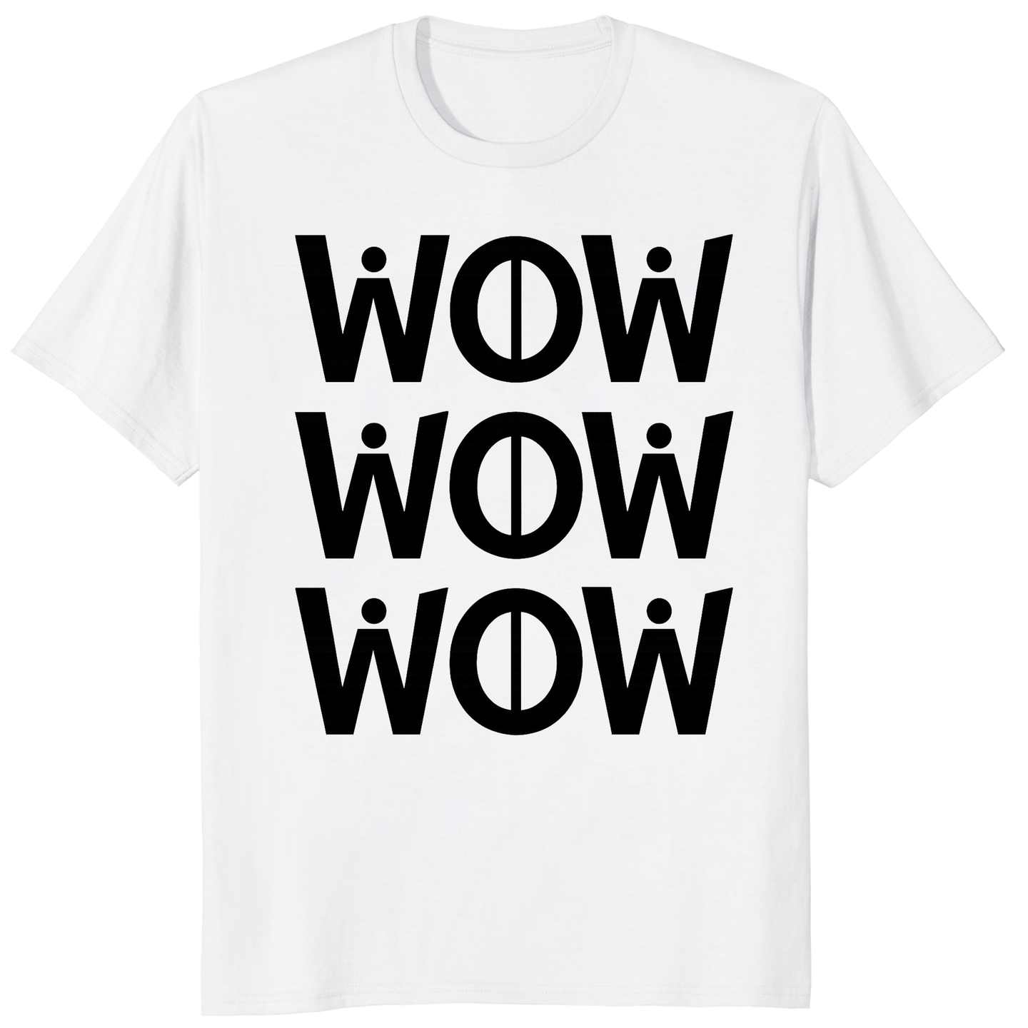 Free T-Shirt Day Wow Shirt in White by Cuccico
