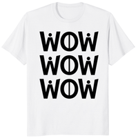 Free T-Shirt Day Wow Shirt in White by Cuccico
