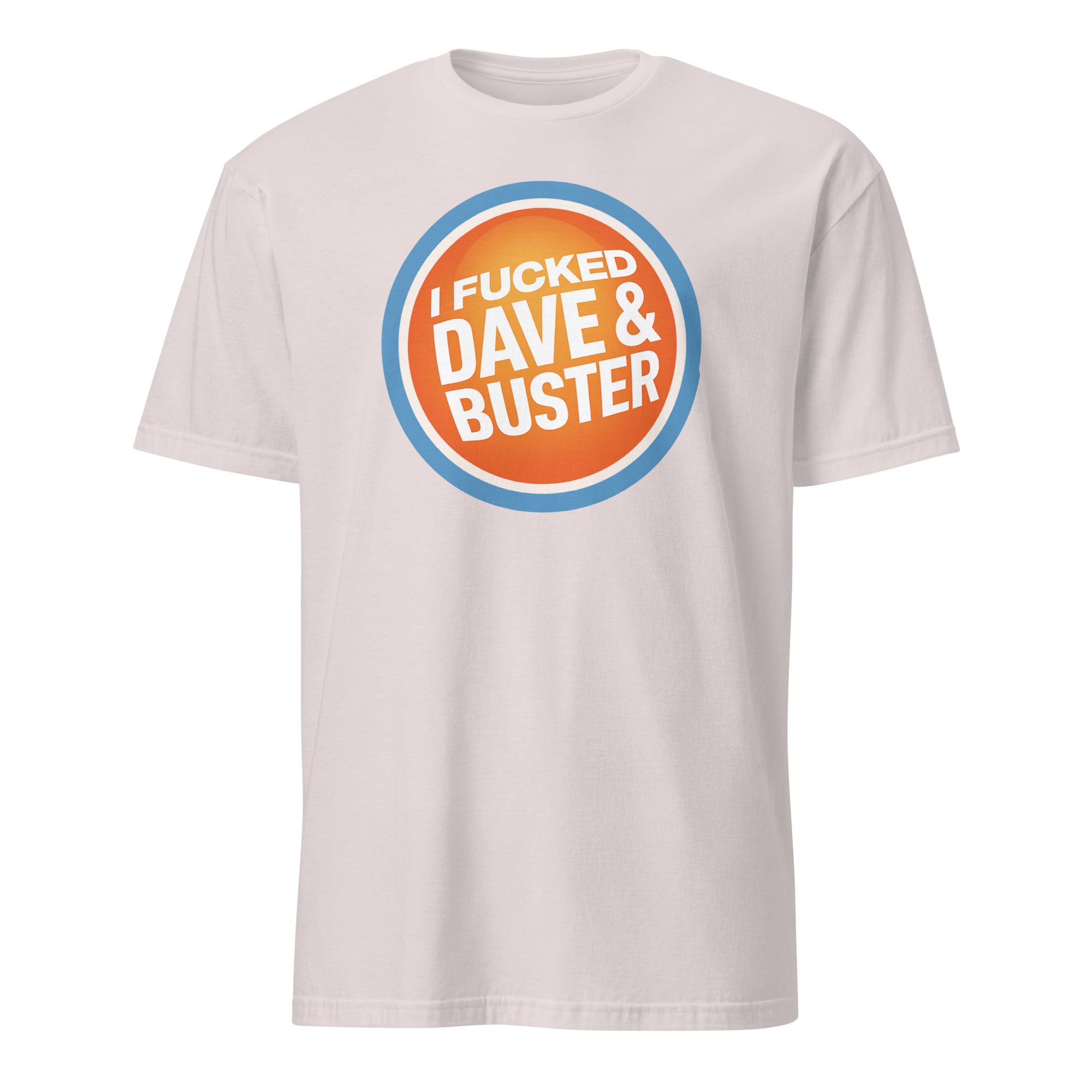 Funny Dave & Buster’s Adult Humor T-Shirt in ice grey by Cuccico, adult humor offensive tee