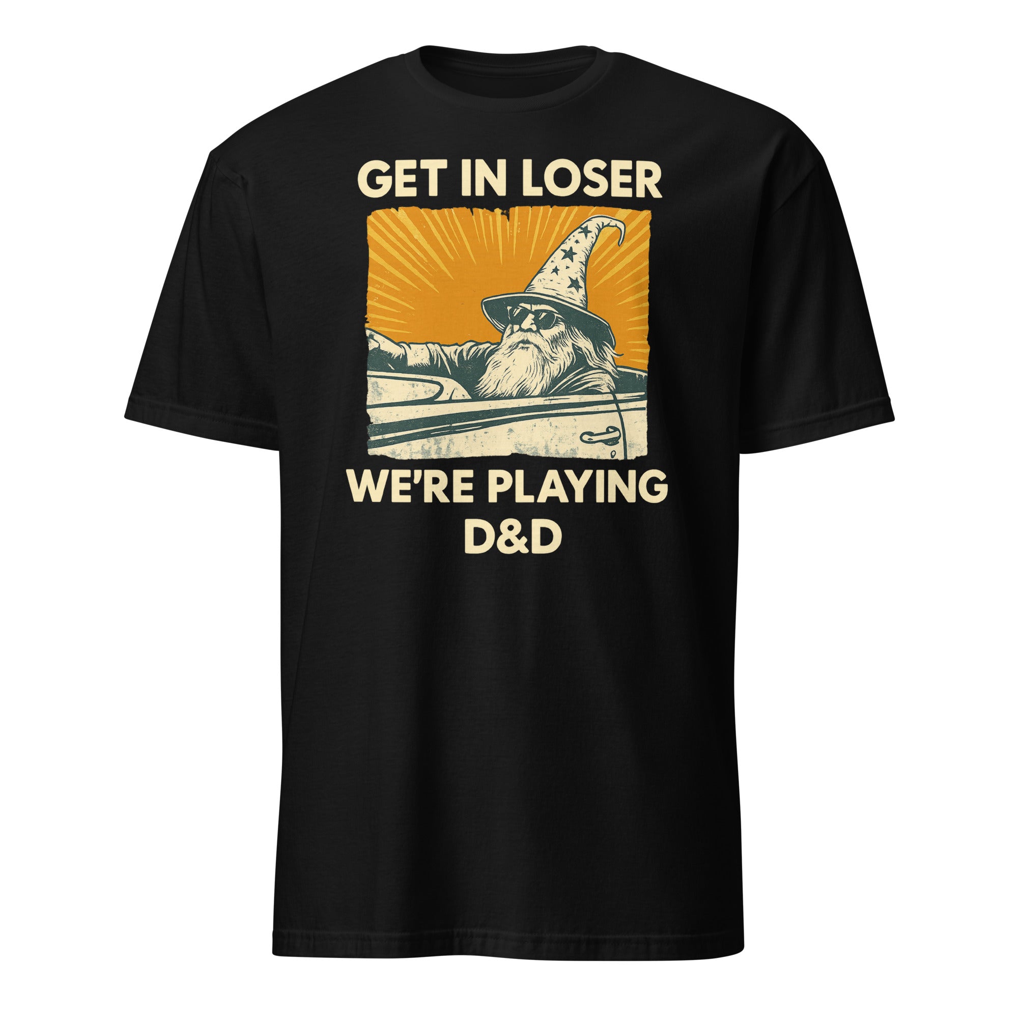 Cuccico Get In Loser DnD Shirt in Black – Wizard Shirt for Dungeon Masters
