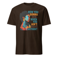 How You Gonna Win When You Ain’t Right Within Lauryn Hill Graphic T-Shirt in Dark Chocolate