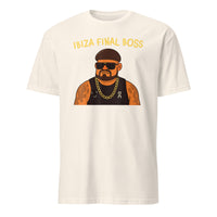 Ibiza Final Boss Funny Meme Party T-Shirt in Natural