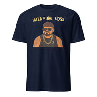 Ibiza Final Boss Funny Meme Party T-Shirt in Navy