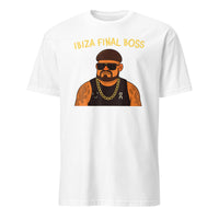 Ibiza Final Boss Funny Meme Party T-Shirt in White