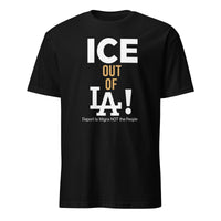ICE Out of LA Shirt in black with Deport LA Migra design by Cuccico