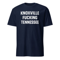 Knoxville Tennessee T-Shirt in Navy with retro skyline design by Cuccico