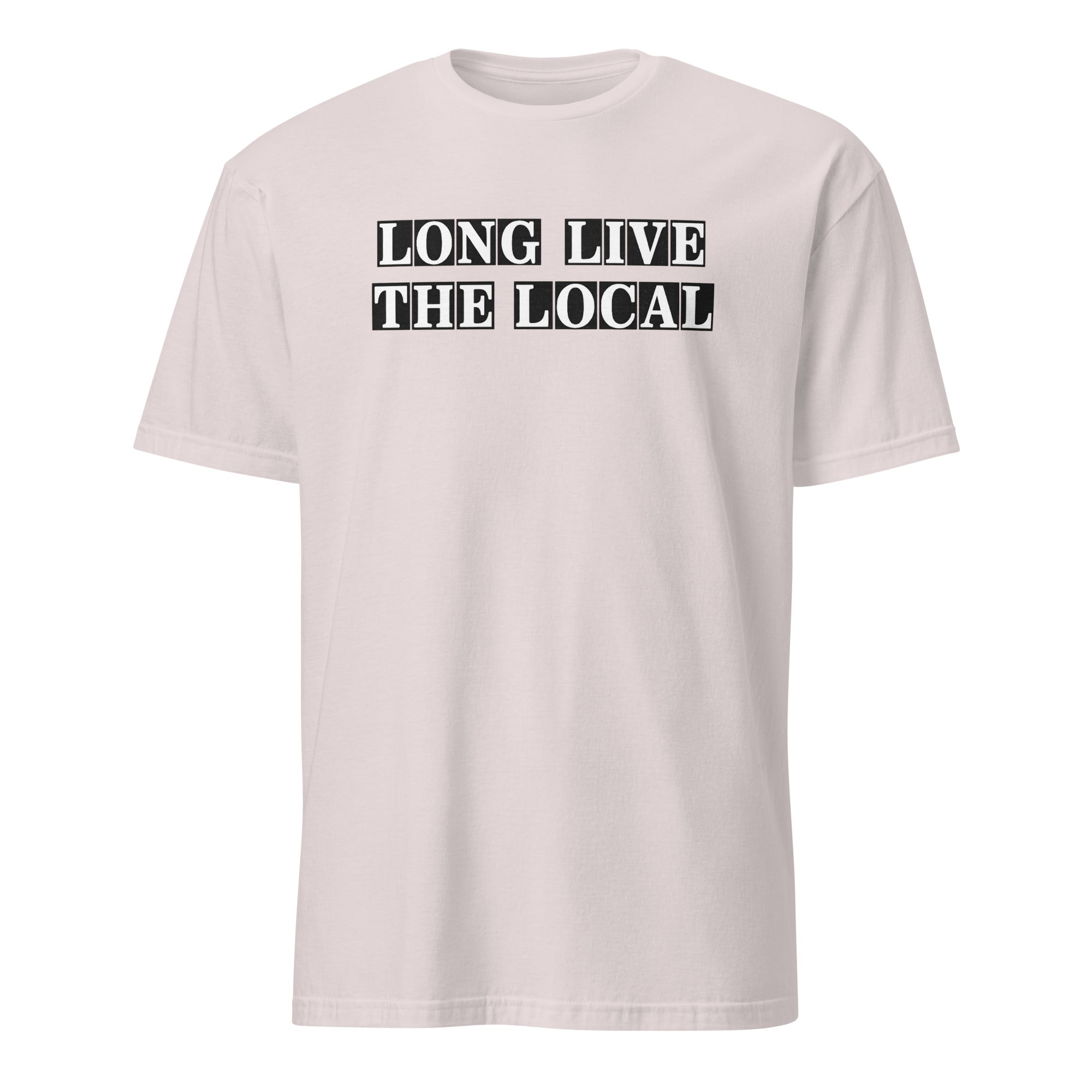 Louis Dunford Long Live The Local T-Shirt in Ice Grey by Cuccic