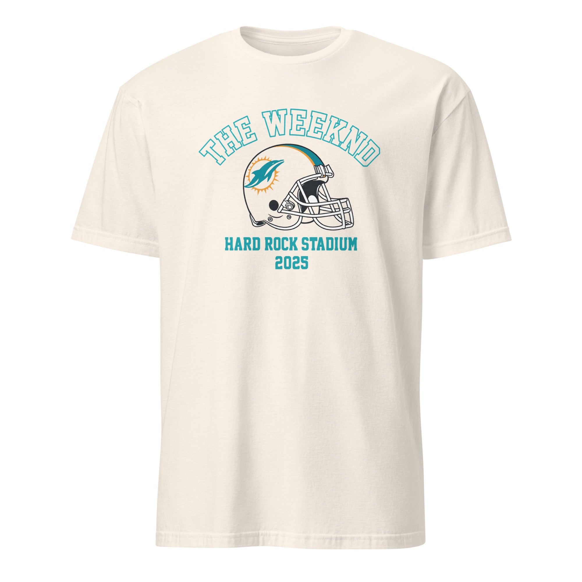 Miami Dolphins x The Weeknd 2025 Hard Rock Stadium T-Shirt in Natural by Cuccico