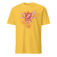 Ohio United States of Dead 2025 T-Shirt in Daisy Yellow by Cuccico