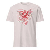 Ohio United States of Dead 2025 T-Shirt in Ice Grey by Cuccico