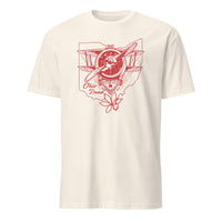 Ohio United States of Dead 2025 T-Shirt in Natural by Cuccico