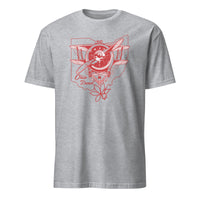Ohio United States of Dead 2025 T-Shirt in Sport Grey by Cuccico