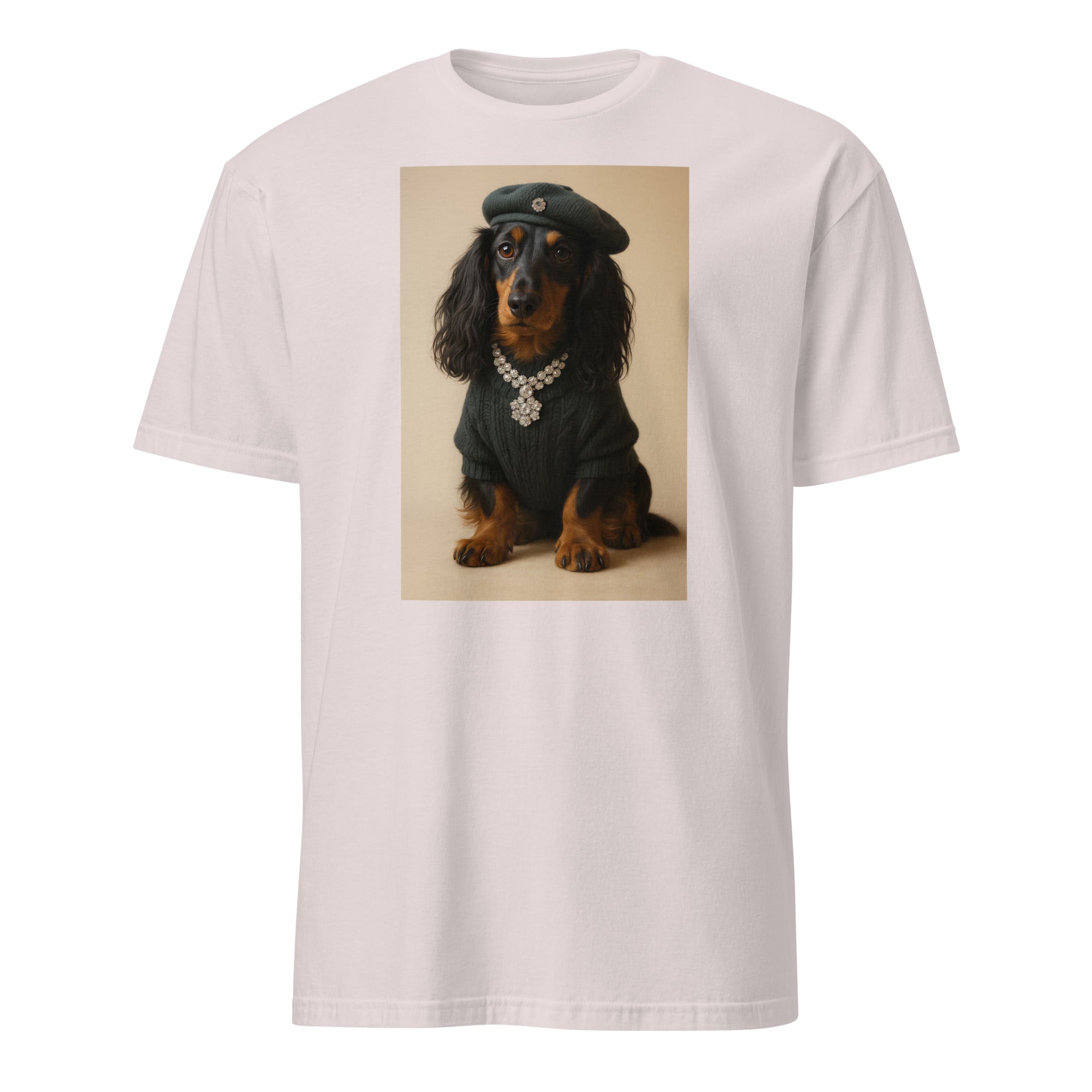 Praça da Alegria August 2025 Sónia’s Dog Print T-Shirt in Ice Grey by Cuccico