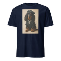 Praça da Alegria August 2025 Sónia’s Dog Print T-Shirt in Navy Blue by Cuccico
