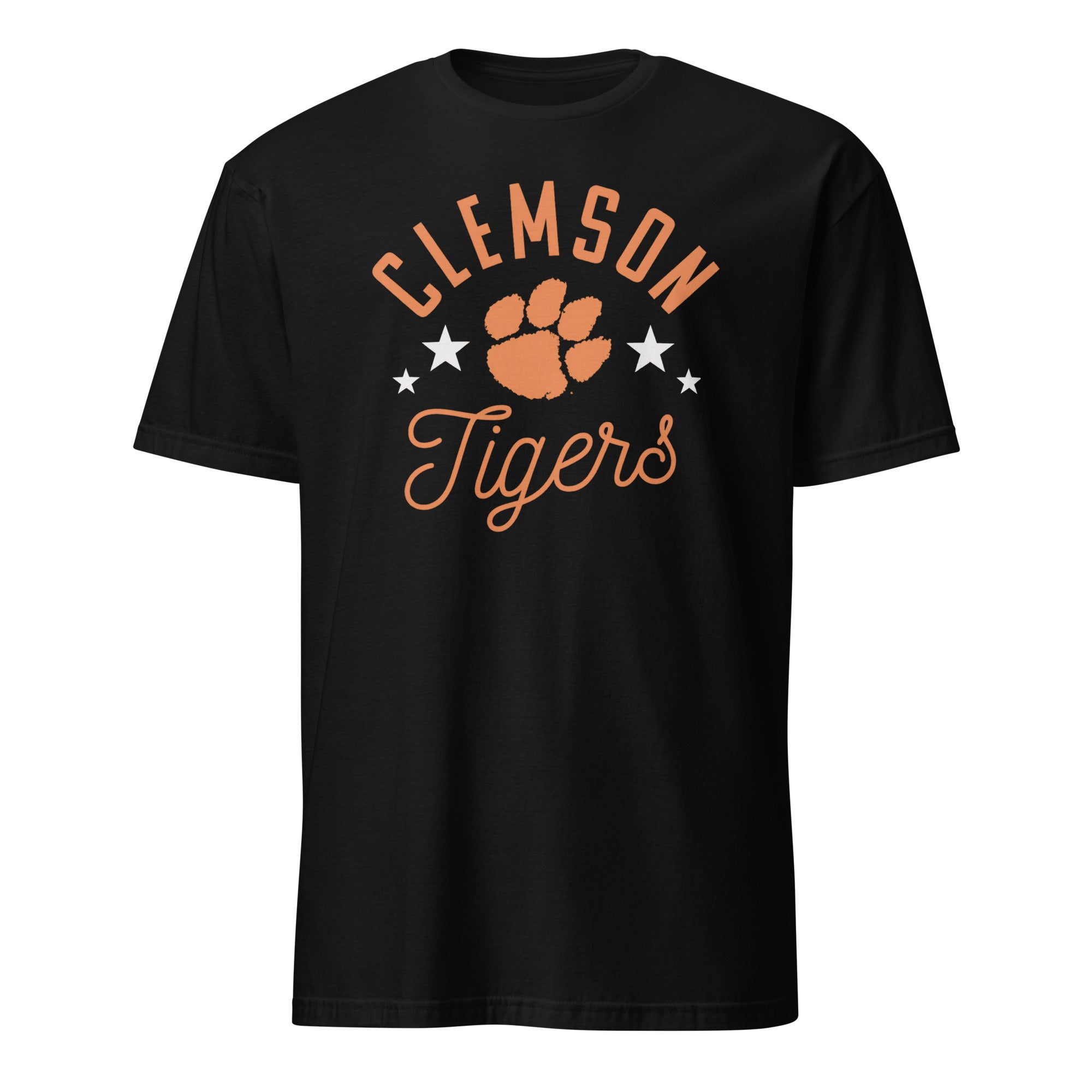 Pretty Clemson Tigers Paw T-Shirt in Black by Cuccico