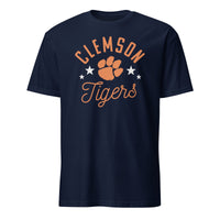 Pretty Clemson Tigers Paw T-Shirt in Navy by Cuccico