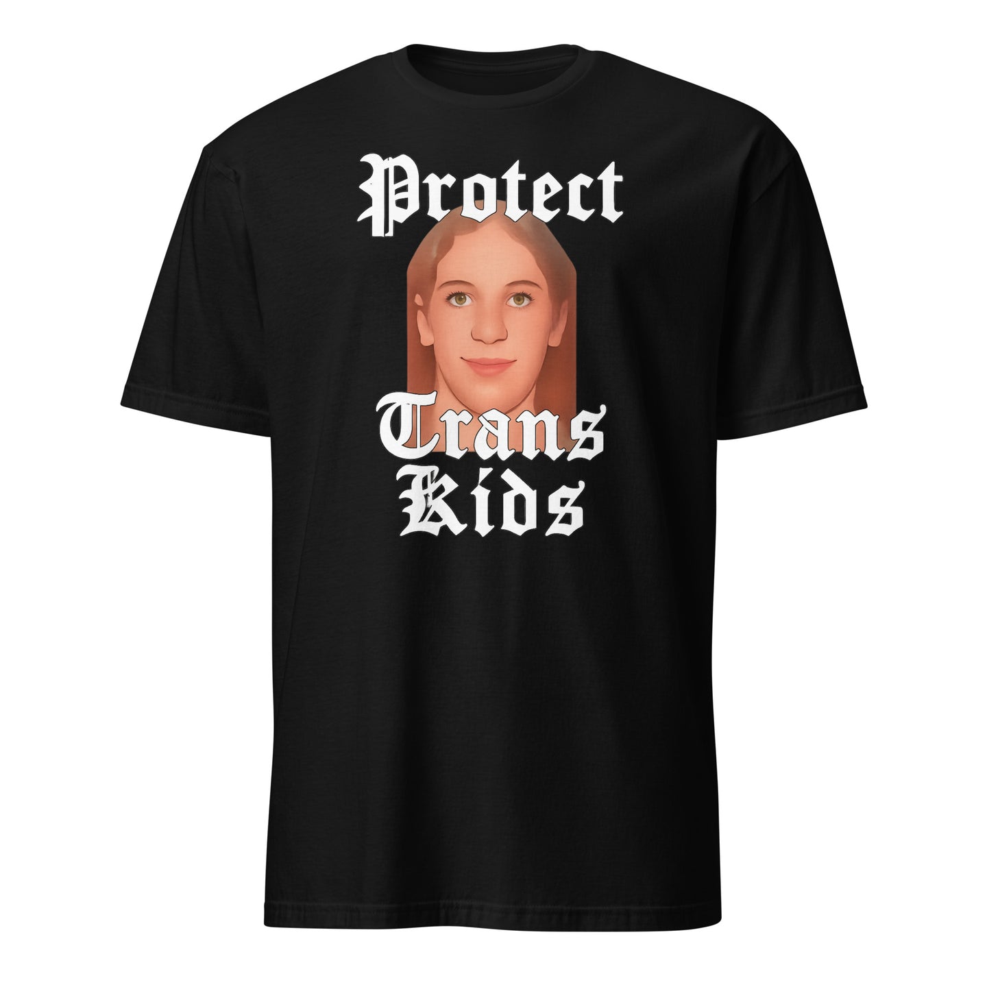 Robin Westman Protect Trans Kids shirt in Black by Cuccico