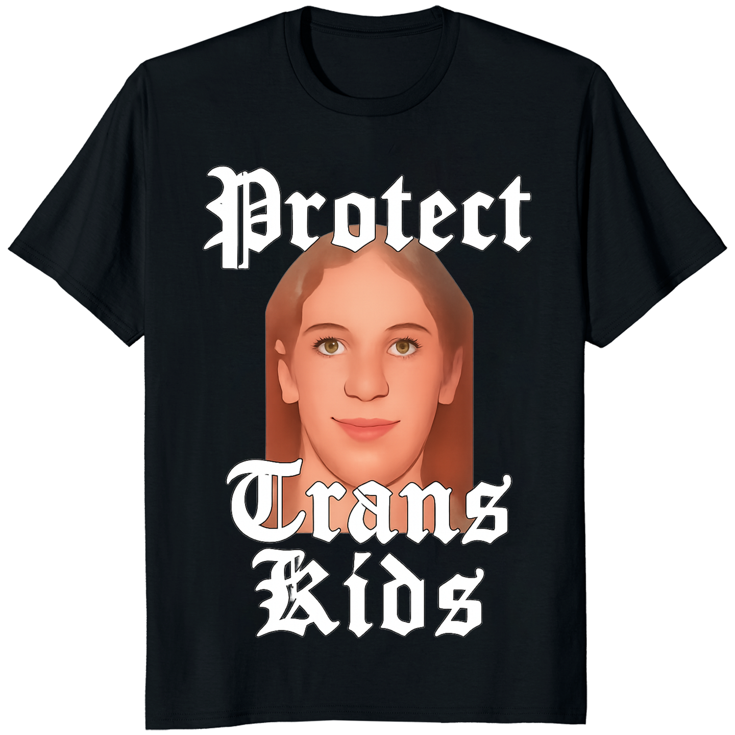 Robin Westman Protect Trans Kids shirt in Black by Cuccico