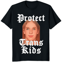 Robin Westman Protect Trans Kids shirt in Black by Cuccico