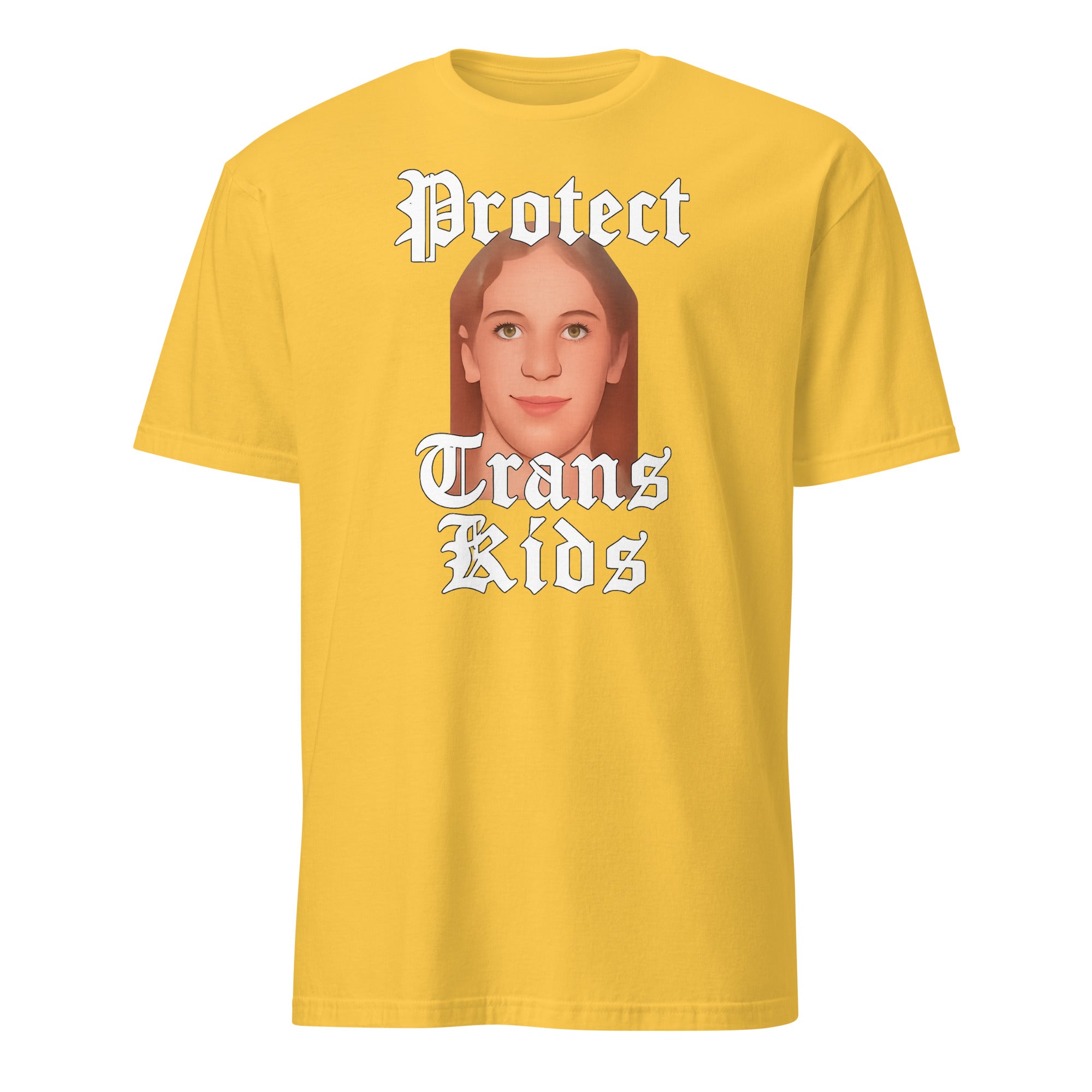 Robin Westman Protect Trans Kids shirt in Daisy by Cuccico