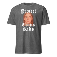 Robin Westman Protect Trans Kids shirt in Graphite Heather by Cuccico