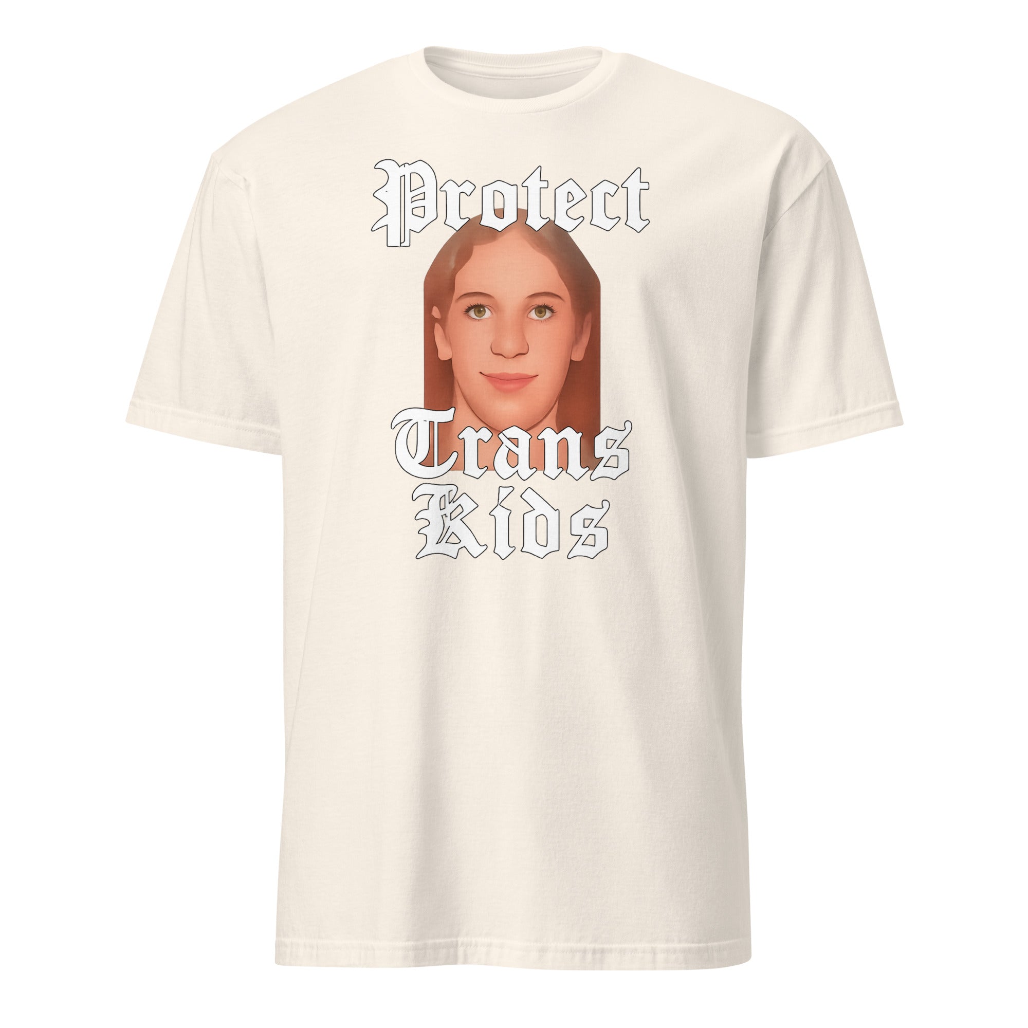 Westman Protect Trans Kids shirt in Natural by Cuccico