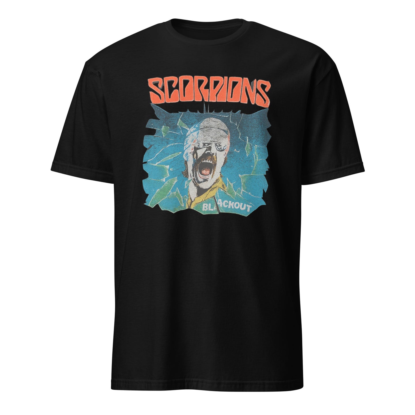 Scorpions Blackout Album T-Shirt in black by Cuccico